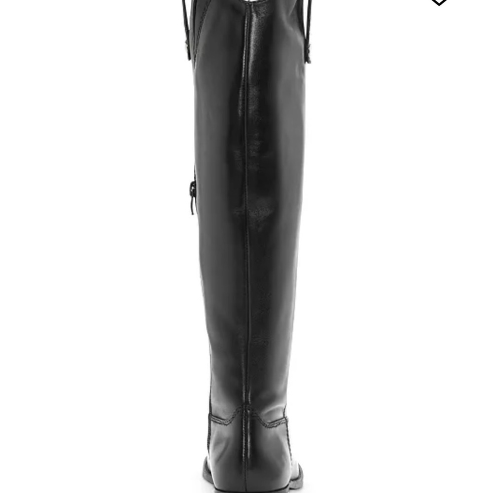 INC International Concepts Glossy Black Over the Knee Boots - Picture 6 of 8